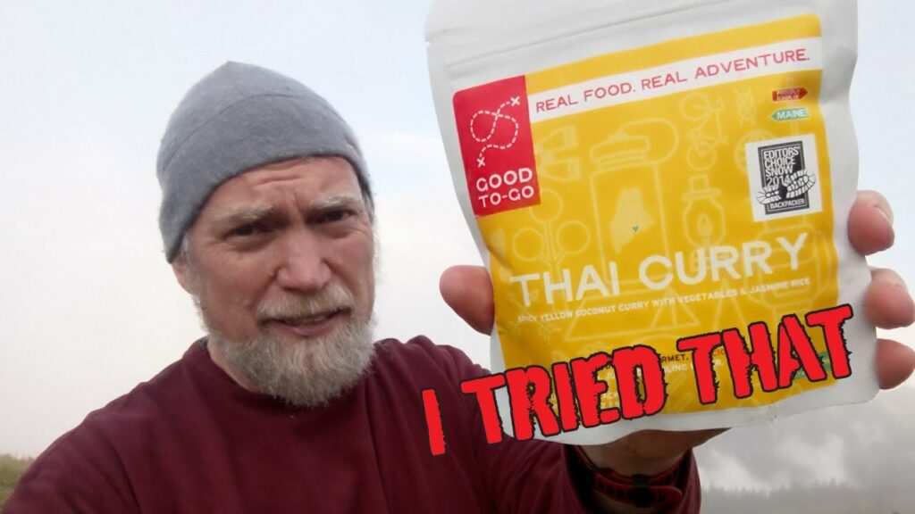 Good To-Go Thai Curry freeze dried meal field tested