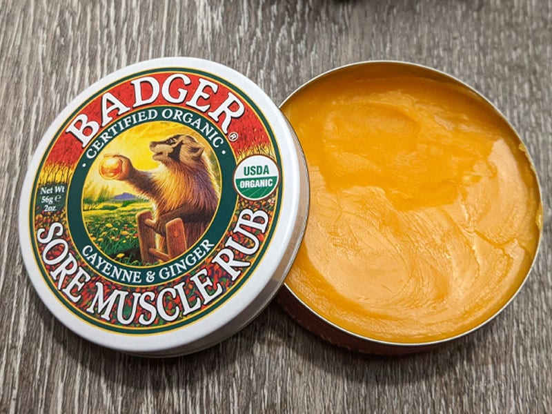 Badger Cayenne and Ginger Sore Muscle Rub reviewed