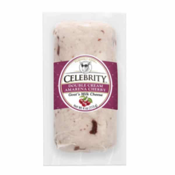 Celebrity Double Cream Amarena Cherry Goat Cheese