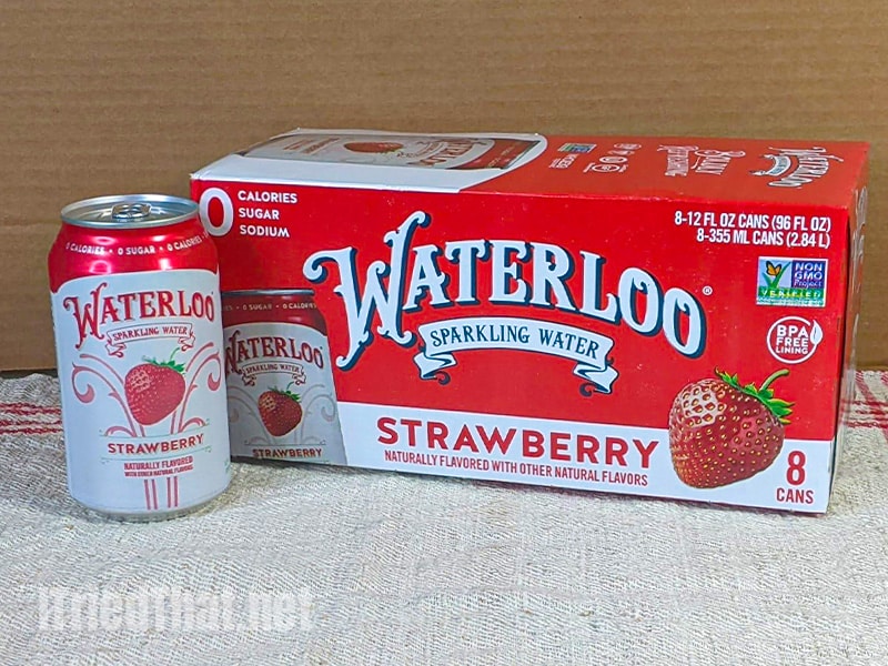 Waterloo Strawberry sparkling water
